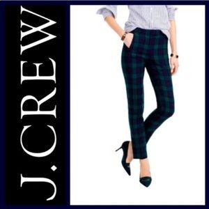 J.CREW Maddie plaid pant size 0 like new condition